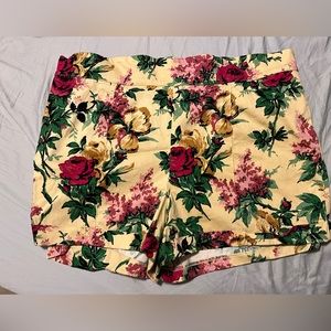 Laura Byrnes floral shorts